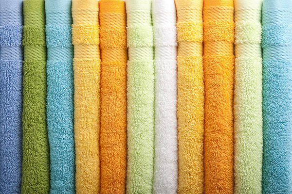 diferentes tipos de toalha de banho